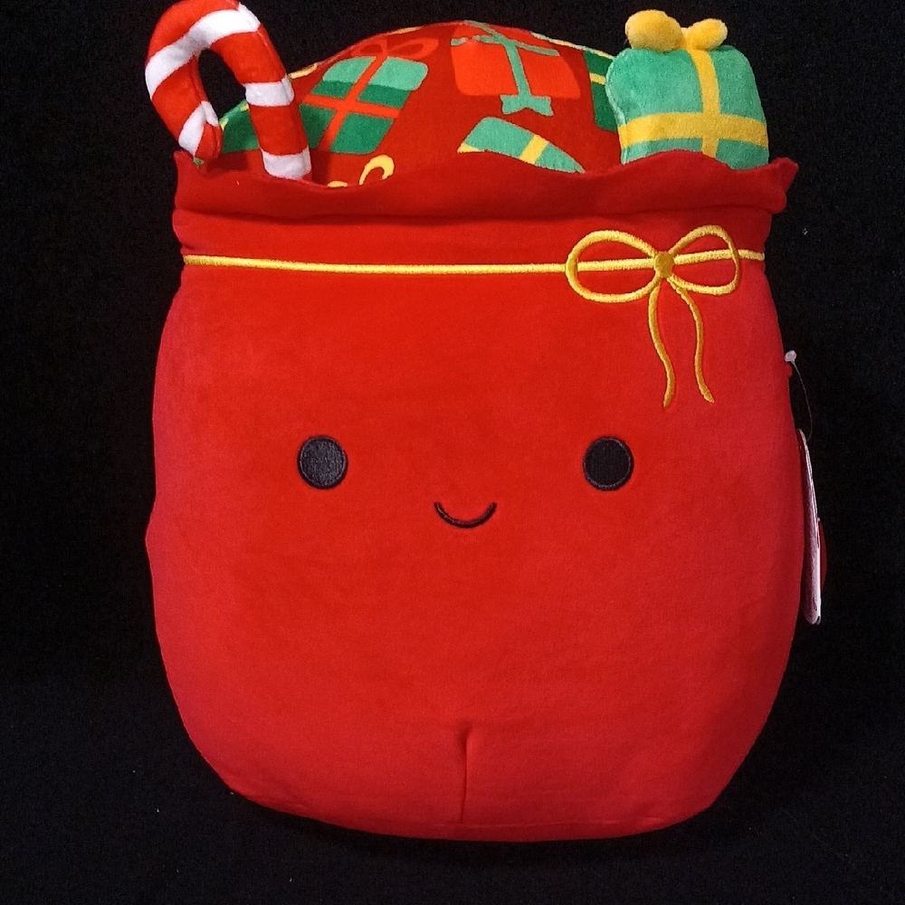 12" Christmas Squishmallows LOWELL the Santa Gift Sack  Plush Toy